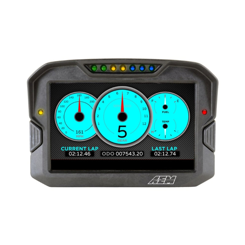 AEM CD-7 Non Logging Race Dash Carbon Fiber Digital Display (CAN Input Only)