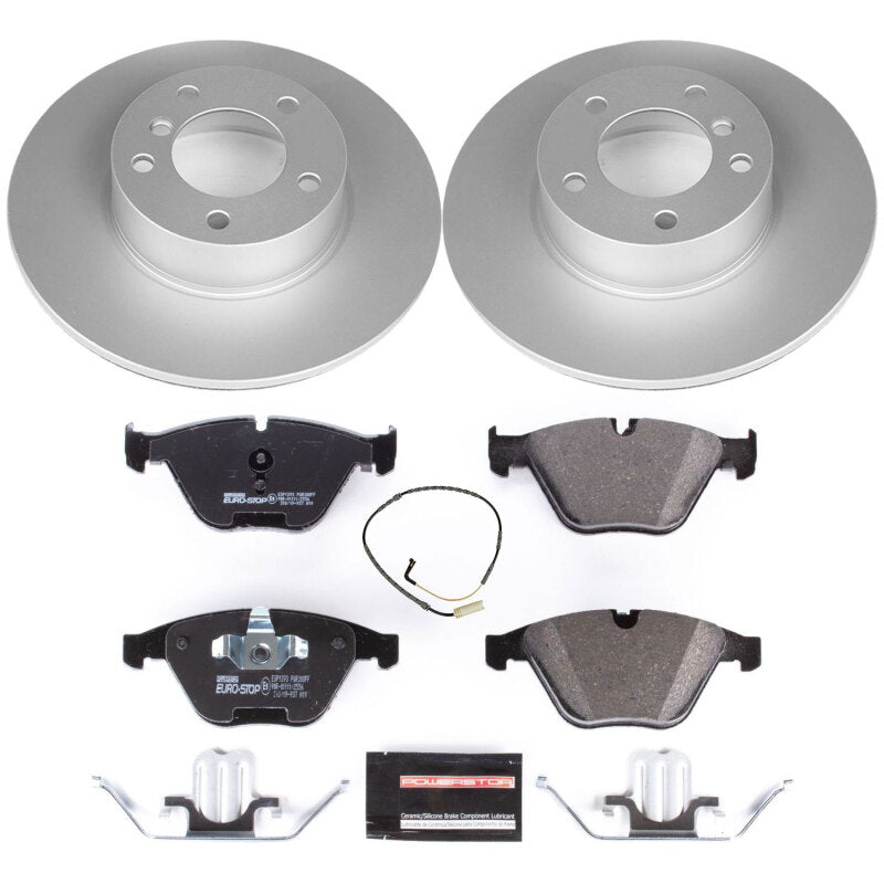 PowerStop Power Stop 09-10 BMW 328i xDrive Front Euro-Stop Brake Kit