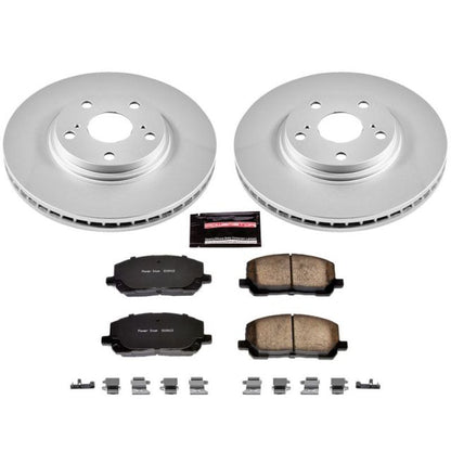 PowerStop Power Stop 01-07 Toyota Highlander Front Z17 Evolution Geomet Coated Brake Kit
