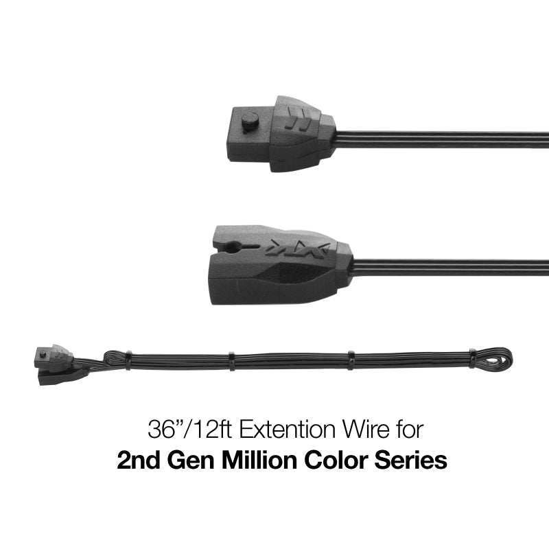 XKGLOW XK Glow Extension Wire for Million Color Series 2nd Gen 12ft