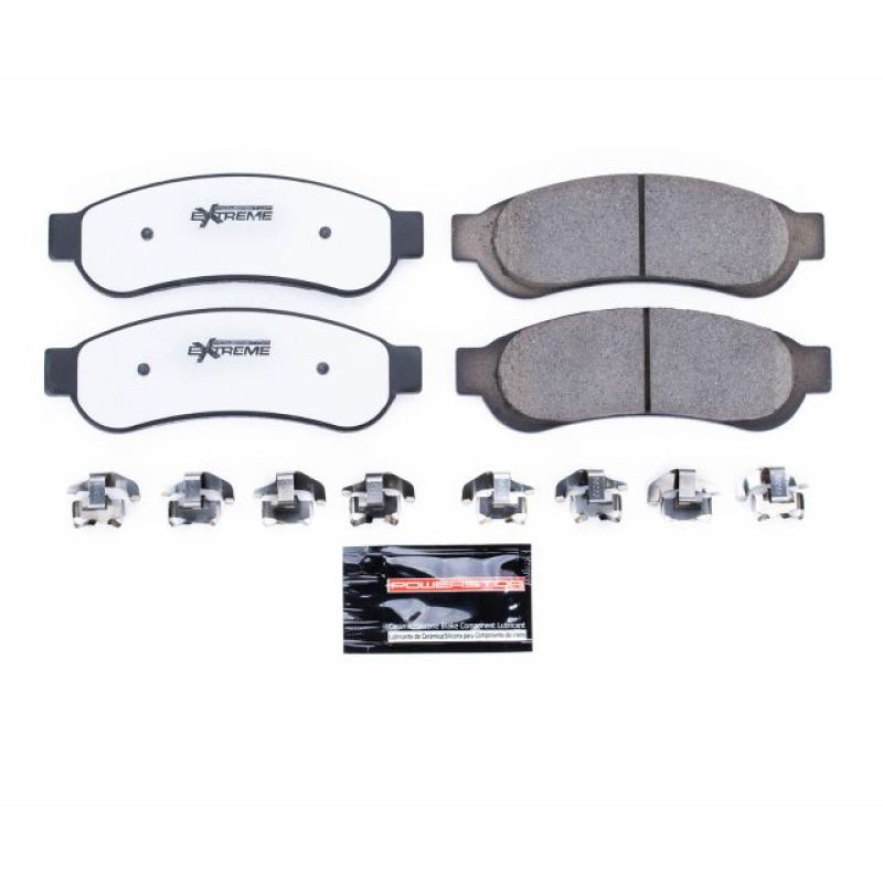 PowerStop Power Stop 10-12 Ford F-250 Super Duty Rear Z36 Truck & Tow Brake Pads w/Hardware