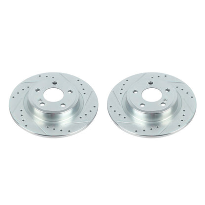 PowerStop Power Stop 17-19 Infiniti QX30 Rear Evolution Drilled & Slotted Rotors - Pair