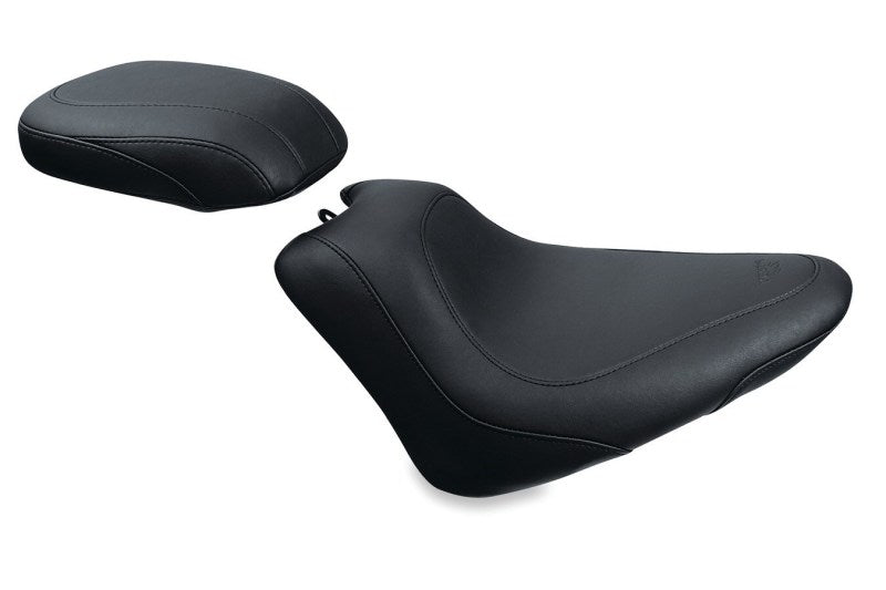 Mustang Motorcycle Mustang 11-13 Harley Blackline, 12-17 Slim,Slim S Wide Tripper Passenger Seat - Black