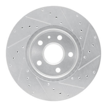 R1 Concepts R1 10-25 Buick ALLURE Front Left Drilled & Slotted Silver Brake Rotor