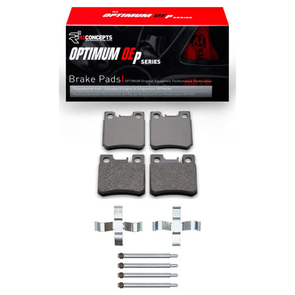 R1 Concepts R1 93-95 Mercedes-Benz E320 Rear Optimum OE Pads & Hardware Kit