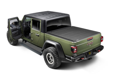 Go Rhino RealTruck 20-24 Jeep Gladiator CC 4dr VoltStep Electric Running Board Kit (Cut/Drill Req.) - Tex Blk