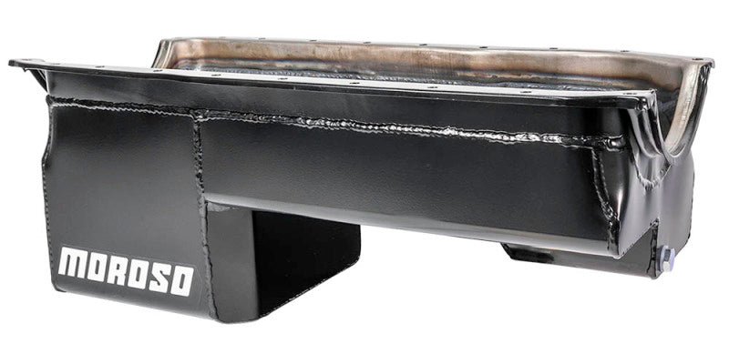 Moroso Ford 351C/351M/400 (w/Rear Sump) Wet Sump 8qt 9in Steel Oil Pan
