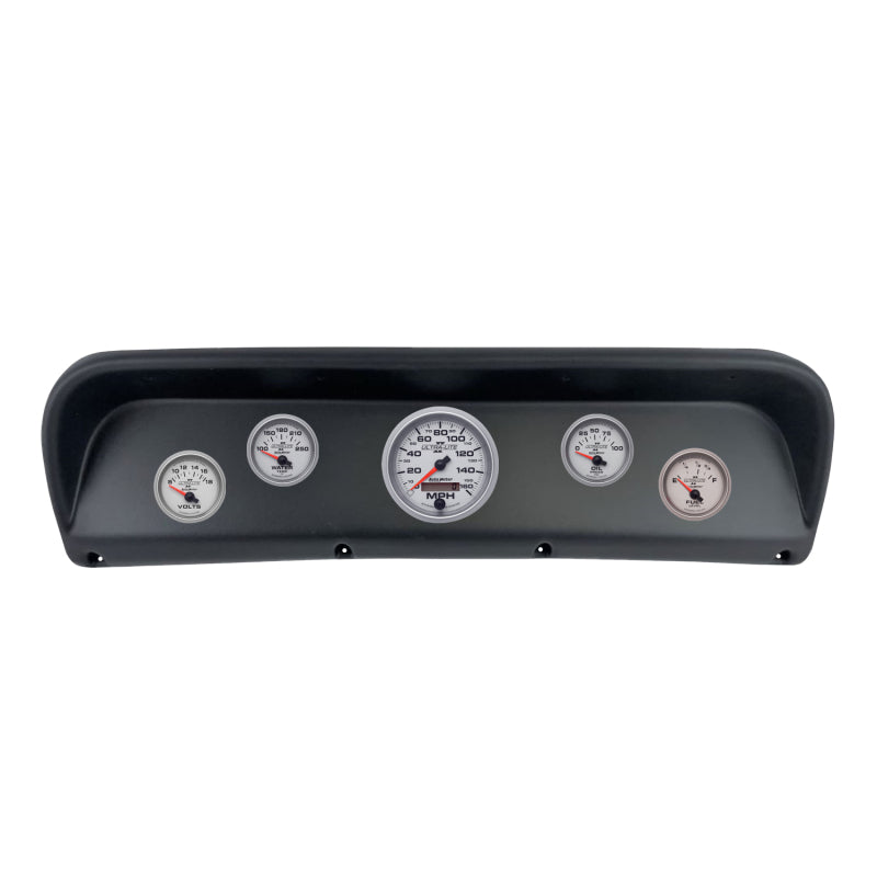 Autometer Ultra-Lite II Direct Fit Dash Kit 67-72 Ford F100 (1 x 3-3/8in. / 4 x 2-1/16in.)