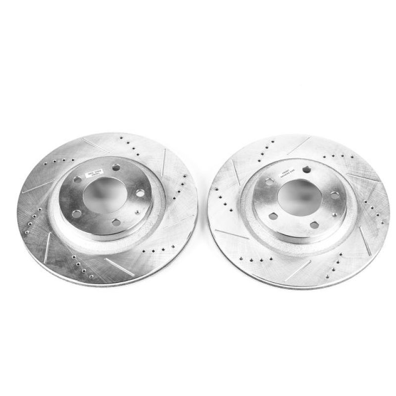 PowerStop Power Stop 04-11 Mazda RX-8 Rear Evolution Drilled & Slotted Rotors - Pair