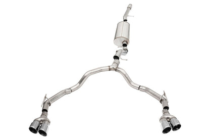 CORSA Performance Corsa 2021-2025 Suburban/GMC Yukon XL 6.2L 4WD Dual Rear 3/2.75in Sport Cat-Back DW 4in Pol Tips