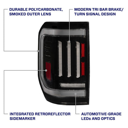 Form Lighting 22-24 Ford Maverick LED Tail Lights Smoked (Pair)