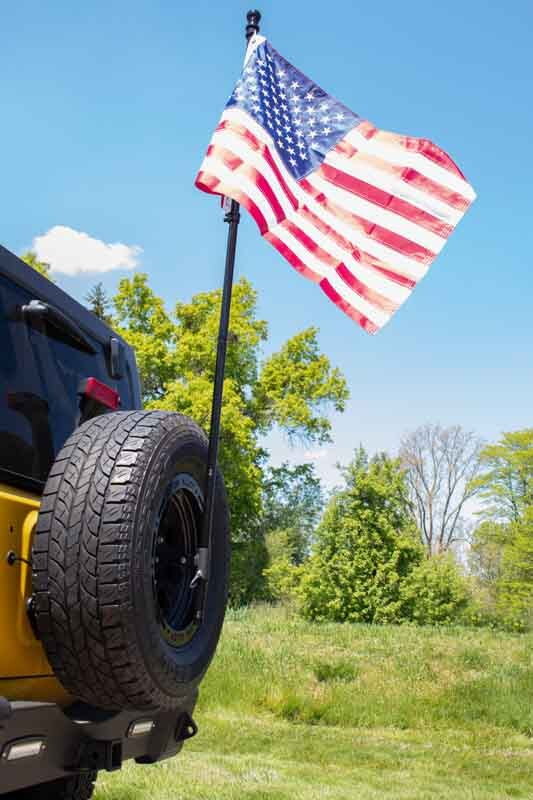 Fishbone Offroad Spare Tire Flag Mount
