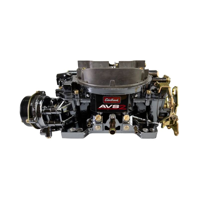Edelbrock Carburetor AVS2 Series 650 CFM Electric Choke - Black Plasma Finish