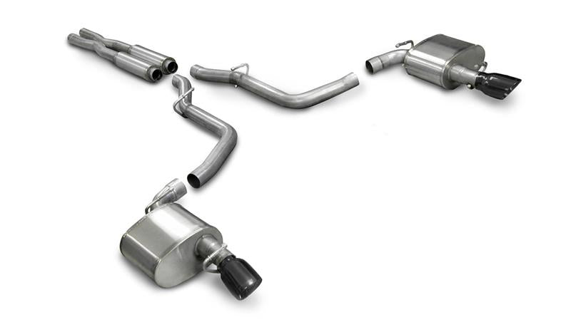 CORSA Performance Corsa 2005-2010 Dodge Charger SRT-8 6.1L V8 Black Xtreme Cat-Back Exhaust