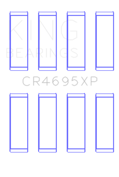 King Engine Bearings King Ford Ecoboost 2.0L / 2.3L (Size 0.05) pMaxBlack Coated Connecting Rod Bearing Set