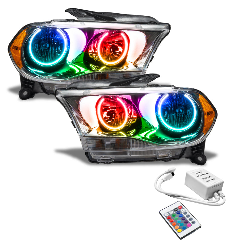 ORACLE Lighting Oracle 11-13 Dodge Durango SMD HL Halogen - Chrome - ColorSHIFT w/ Simple Controller