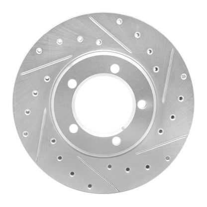 R1 Concepts R1 79-83 Toyota Pickup Front Right Drilled & Slotted Silver Brake Rotor