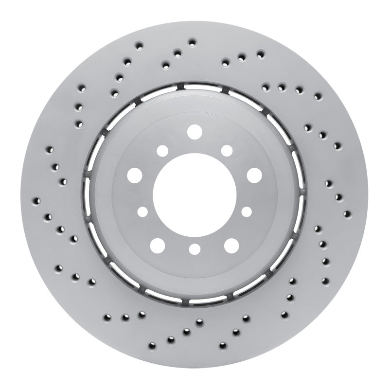 DFC 06-08 BMW Z4 Left Front Drilled Hi-Carbon Alloy Geomet Coated Rotor