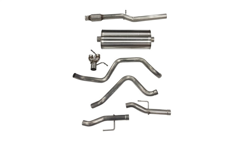 CORSA Performance Corsa 2019-24  Silverado/Sierra 5.3L V8 3in Dual Rear Exit 157in Wheelbase Catback - Sport (No Tips)