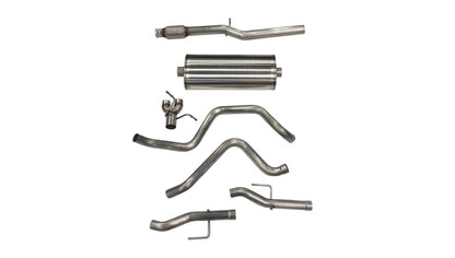 CORSA Performance Corsa 2019-24  Silverado/Sierra 5.3L V8 3in Dual Rear Exit 157in Wheelbase Catback - Sport (No Tips)