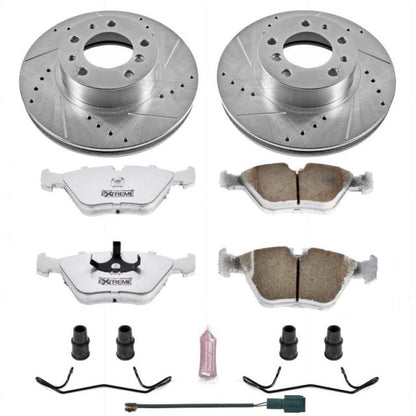 PowerStop Power Stop 94-95 BMW 540i Front Z26 Street Warrior Brake Kit