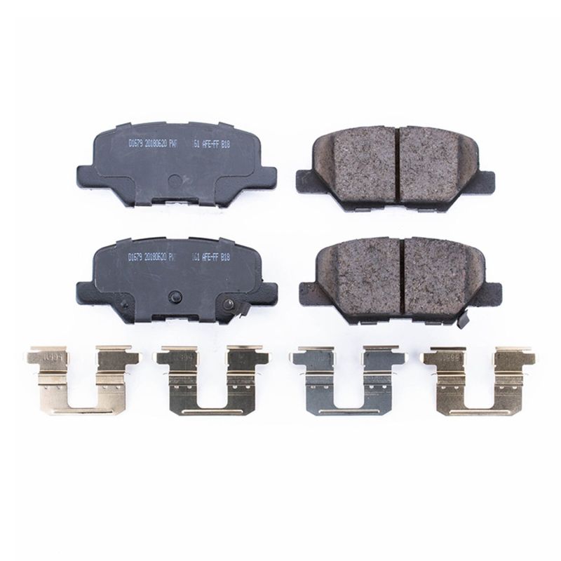PowerStop Power Stop 14-16 Mazda 3 Rear Z17 Evolution Ceramic Brake Pads w/Hardware
