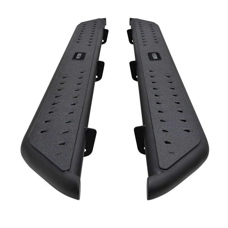 Westin 14-18 Chevrolet/GMC Silv/Seirra 1500 Double Cab Outlaw Nerf Step Bars - Textured Black