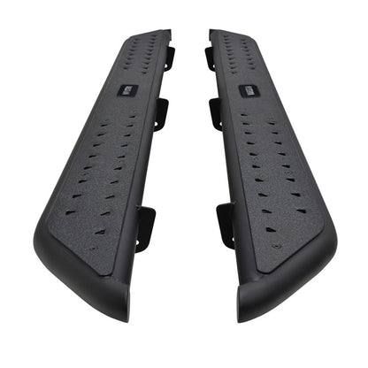 Westin 14-18 Chevrolet/GMC Silv/Seirra 1500 Double Cab Outlaw Nerf Step Bars - Textured Black