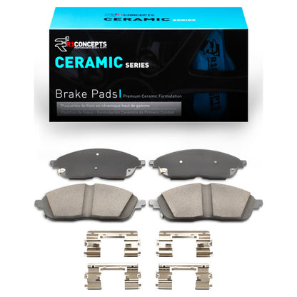 R1 Concepts R1 21-25 Jeep Grand Cherokee Front Ceramic Pads & Hardware Kit