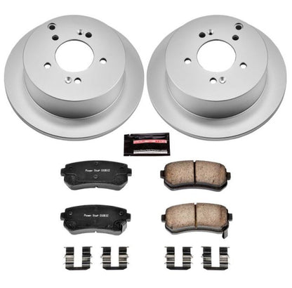 PowerStop Power Stop 10-15 Hyundai Tucson Rear Z17 Evolution Geomet Coated Brake Kit