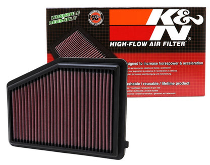 K&N Engineering K&N Replacement Air Filter for 12 Honda Civic 1.8L L4