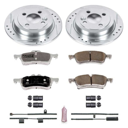 PowerStop Power Stop 07-08 Mini Cooper Rear Z26 Street Warrior Brake Kit