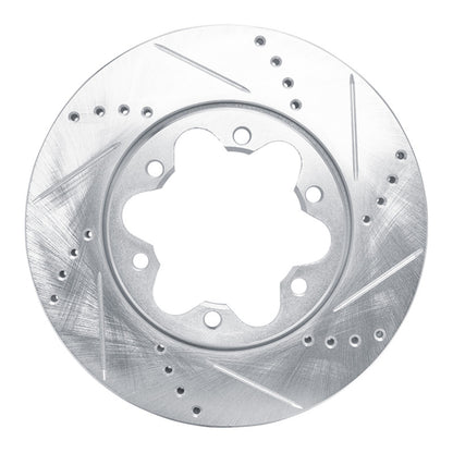R1 Concepts R1 2006-2019 Toyota HiAce (Mexico) Front Right Drilled & Slotted Silver Brake Rotor