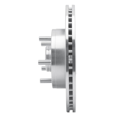 R1 Concepts R1 82-87 Volvo 740 Front Right Drilled & Slotted Silver Brake Rotor