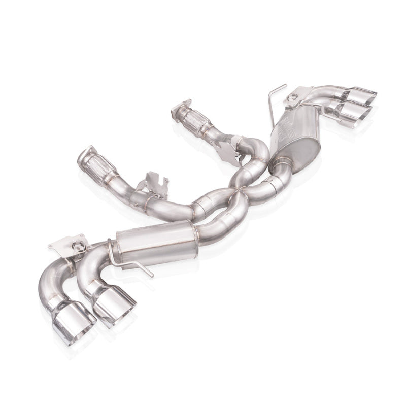 Stainless Works 20-21 Chevrolet Corvette C8 6.2L Redline Cat-Back Exhaust w/ Polished Tips