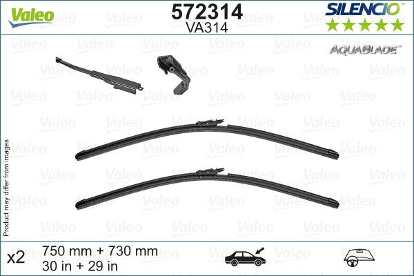 VALEO VAL572314 Wiper Blade