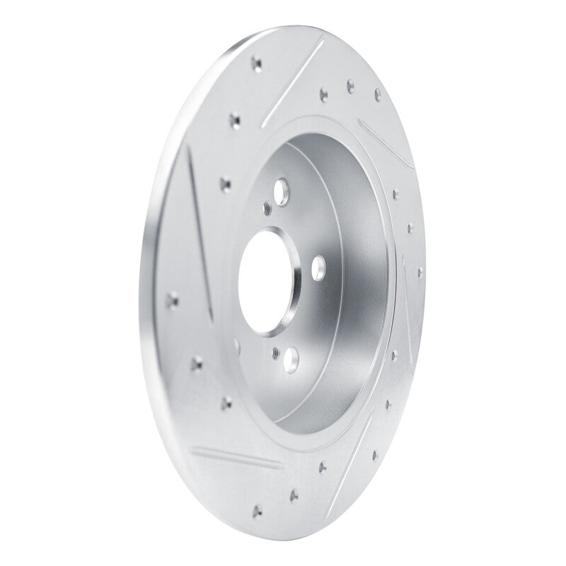 R1 Concepts R1 19-25 Toyota Corolla (Mexico) Rear Right Drilled & Slotted Silver Brake Rotor