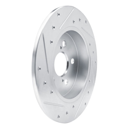 R1 Concepts R1 19-25 Toyota Corolla (Mexico) Rear Right Drilled & Slotted Silver Brake Rotor