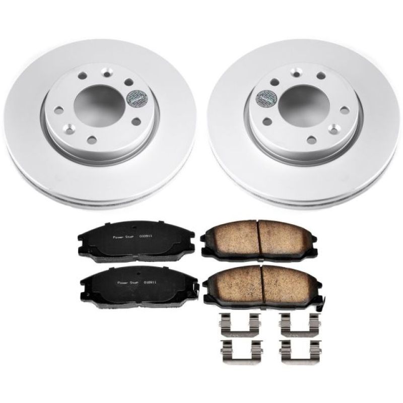 PowerStop Power Stop 02-04 Kia Sedona Front Z17 Evolution Geomet Coated Brake Kit