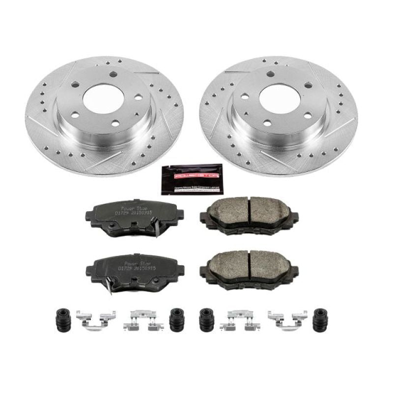 PowerStop Power Stop 14-16 Mazda 3 Rear Z23 Evolution Sport Brake Kit