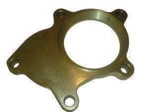 Turbozentrum 402522 Downpipe Flange for Garrett T3 5-bolt Ford Style - closed wastegate flapper - 76mm - stainless steel