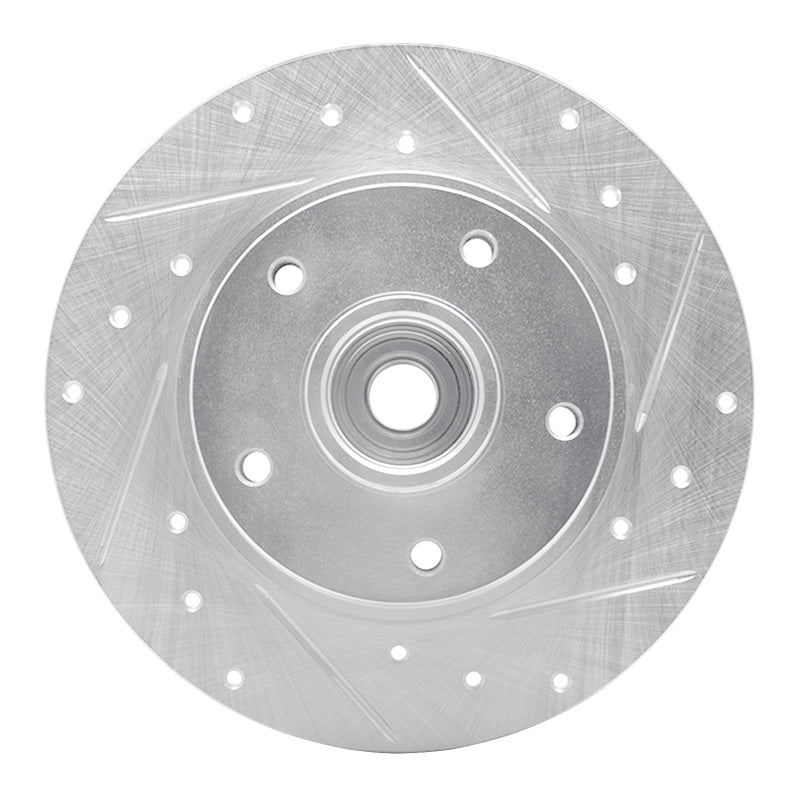 R1 Concepts R1 11-15 Renault Fluence (Mexico) Rear Right Drilled & Slotted Silver Brake Rotor
