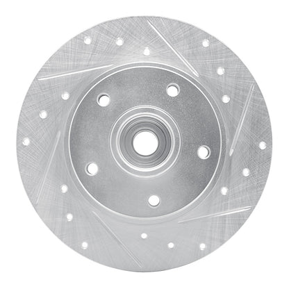 R1 Concepts R1 11-15 Renault Fluence (Mexico) Rear Right Drilled & Slotted Silver Brake Rotor