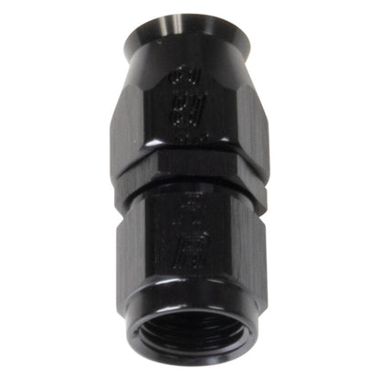 Russell Black Straight -6 Pro Ptfe Hose End