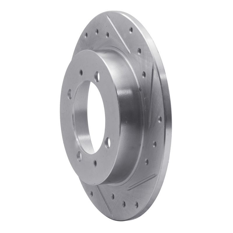 R1 Concepts R1 00-07 Mitsubishi Space Star (Mexico) Rear Right Drilled & Slotted Silver Brake Rotor