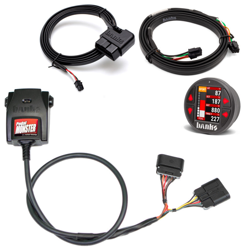 Banks Power Pedal Monster Kit Aptiv GT 150 6 Way With iDash Pro