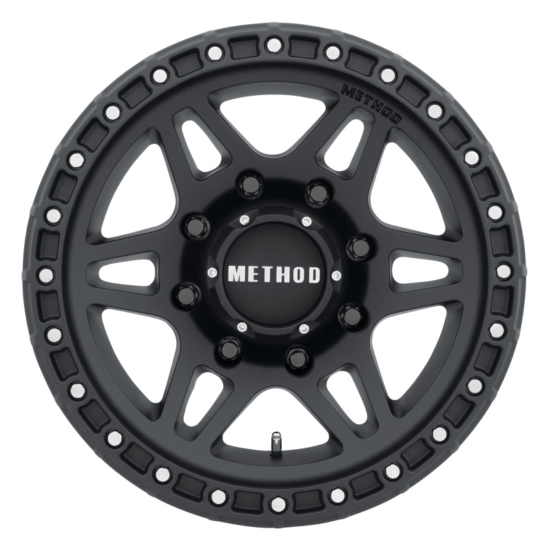 Method Wheels Method MR312 17x8.5 0mm Offset 8x6.5 130.81mm CB Matte Black Wheel