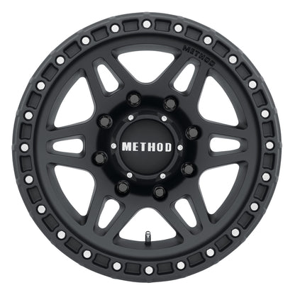 Method Wheels Method MR312 17x8.5 0mm Offset 8x6.5 130.81mm CB Matte Black Wheel