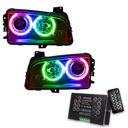 ORACLE Lighting Oracle 08-10 Dodge Charger SMD HL (HID) - ColorSHIFT w/ 2.0 Controller
