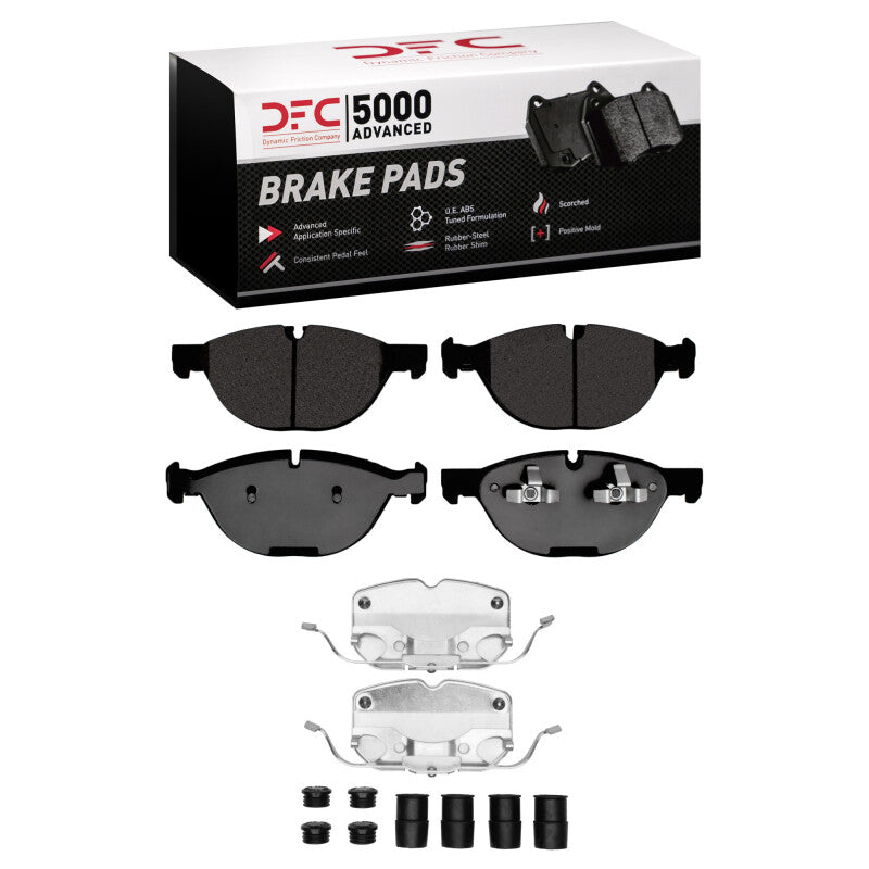 DFC 14-19 BMW X6 Front 5000 Advanced Ceramic Brake Pads and Hardware Kit
